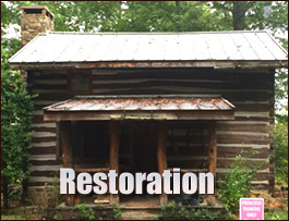 Historic Log Cabin Restoration  Rawlings, Virginia